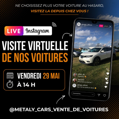 Live auto le 29 mai à 14h : découvrez et achetez votre prochaine voiture en direct !