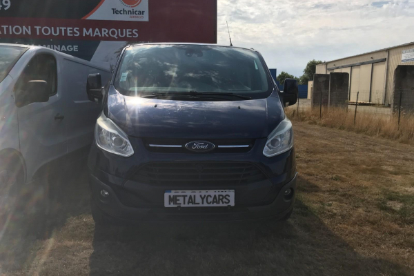 FORD TRANSIT CUSTOM 2.2 TDCI 125 - 6 PLACES MODULABLES / 4 PORTES - 15 900€