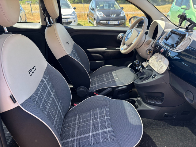 FIAT 500  1.2 ESSENCE - 69CH / 4CV - 4 PLACES - 3 PORTES - 7 990 €