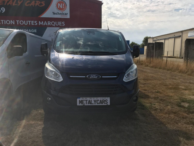 FORD TRANSIT CUSTOM 2.2 TDCI 125 - 6 PLACES MODULABLES / 4 PORTES - 15 900€