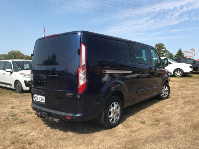 FORD TRANSIT CUSTOM 2.2 TDCI 125 - 6 PLACES MODULABLES / 4 PORTES - 15 900€