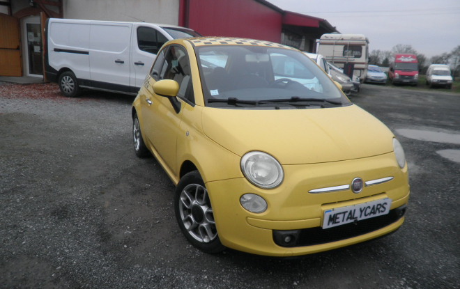 Fiat 500 1.2   69ch / 4CV - Sport 4 places - CT OK -   4790 €